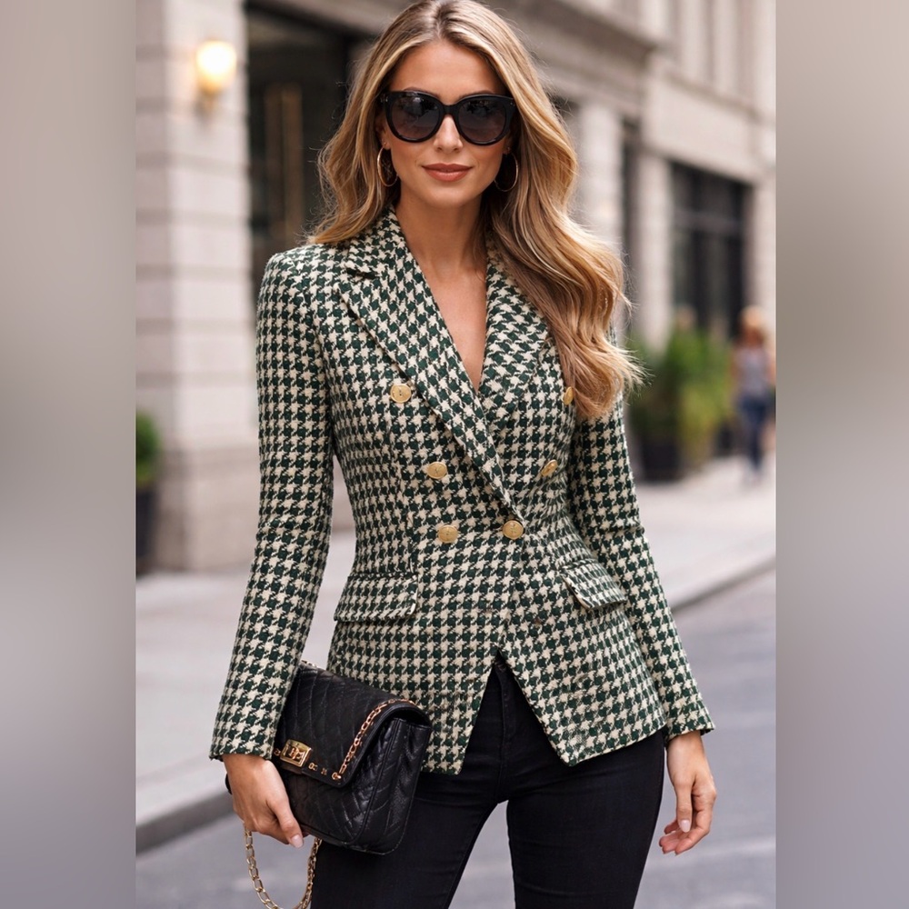 NWOT House of Harlow 1960 Tweed Blazer